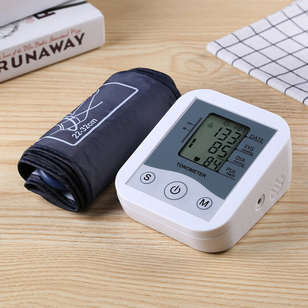 Auto Digital Arm Type Blood Pressure Monitor BP Tonometer w/ LCD Display