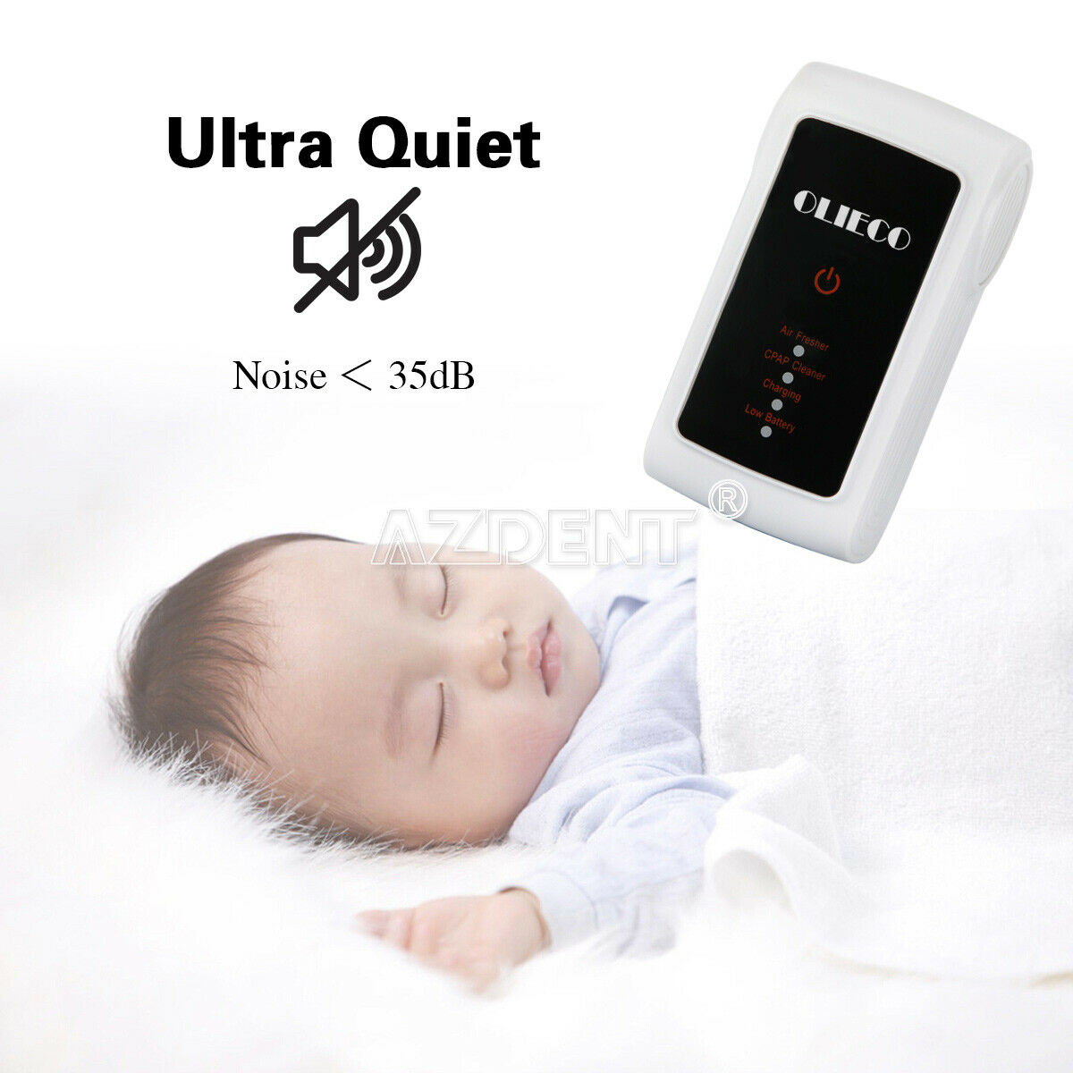 Dental CPAP Cleaner Sanitizer Portable Mini CPAP Cleaning machine Ultra Quiet