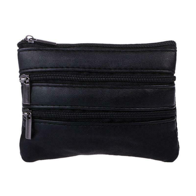 Women Fashion Mini Purse Coin Card Key Ring Wallet Pouch Zipper Small Change Bag
