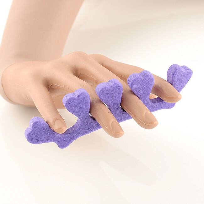 10pcs Sponge Foam Finger Toe Separator Nail Art Salon Pedicure Manicure Tool