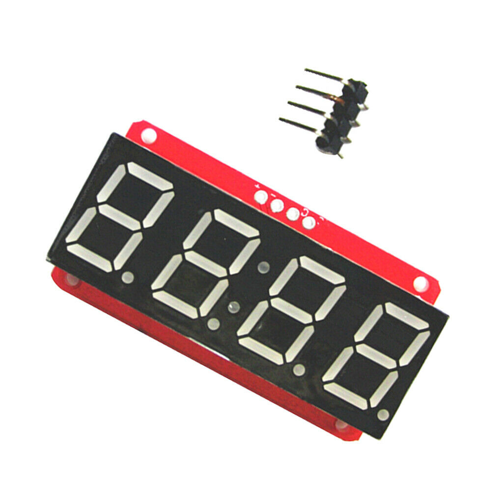 0.56in 4-Bit LED Display Module Board 13 Pins Red Electronic Replace Access