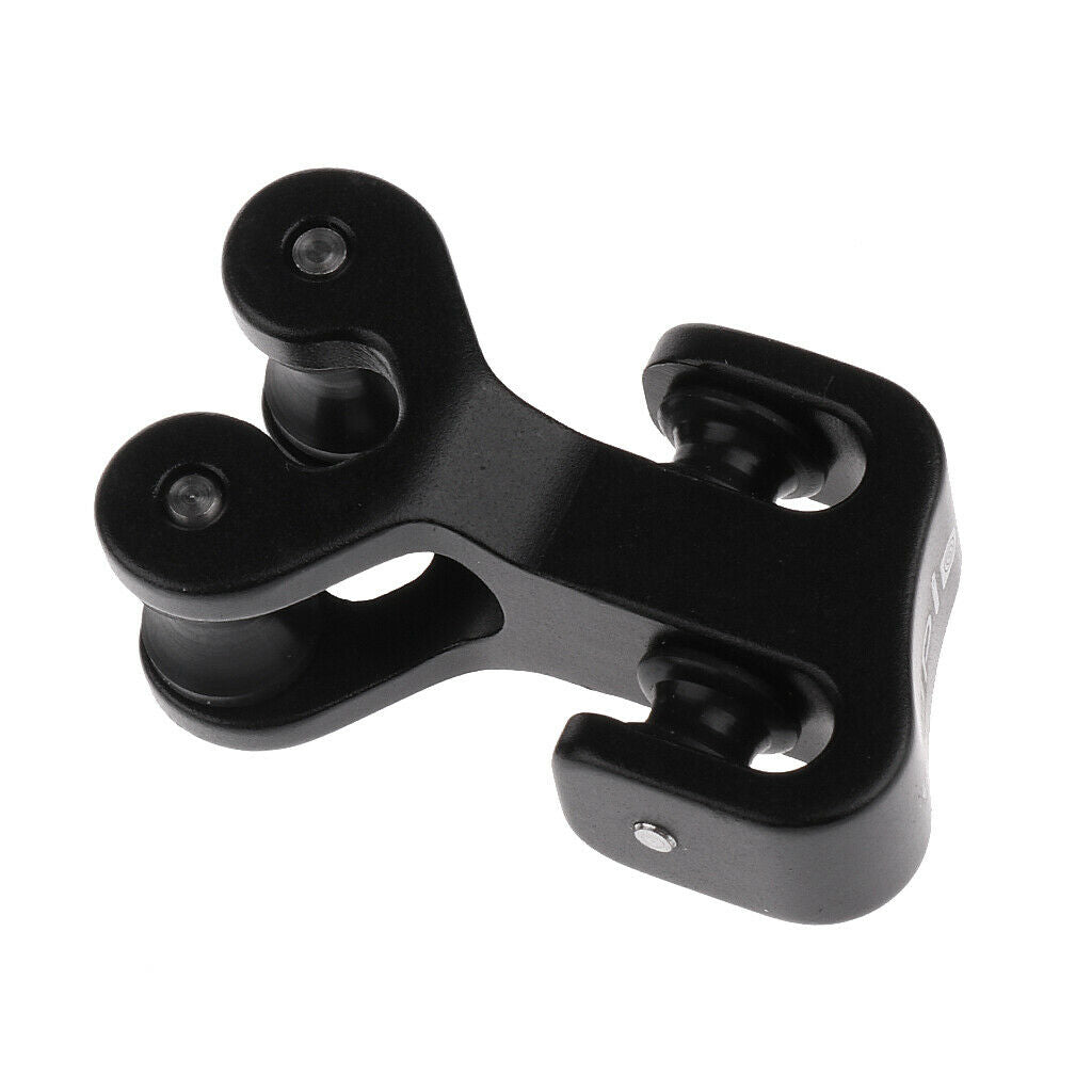 New Aluminum Pulley Cable Slide for 3/8" Cable Bar Compound Bow Hunting  Black