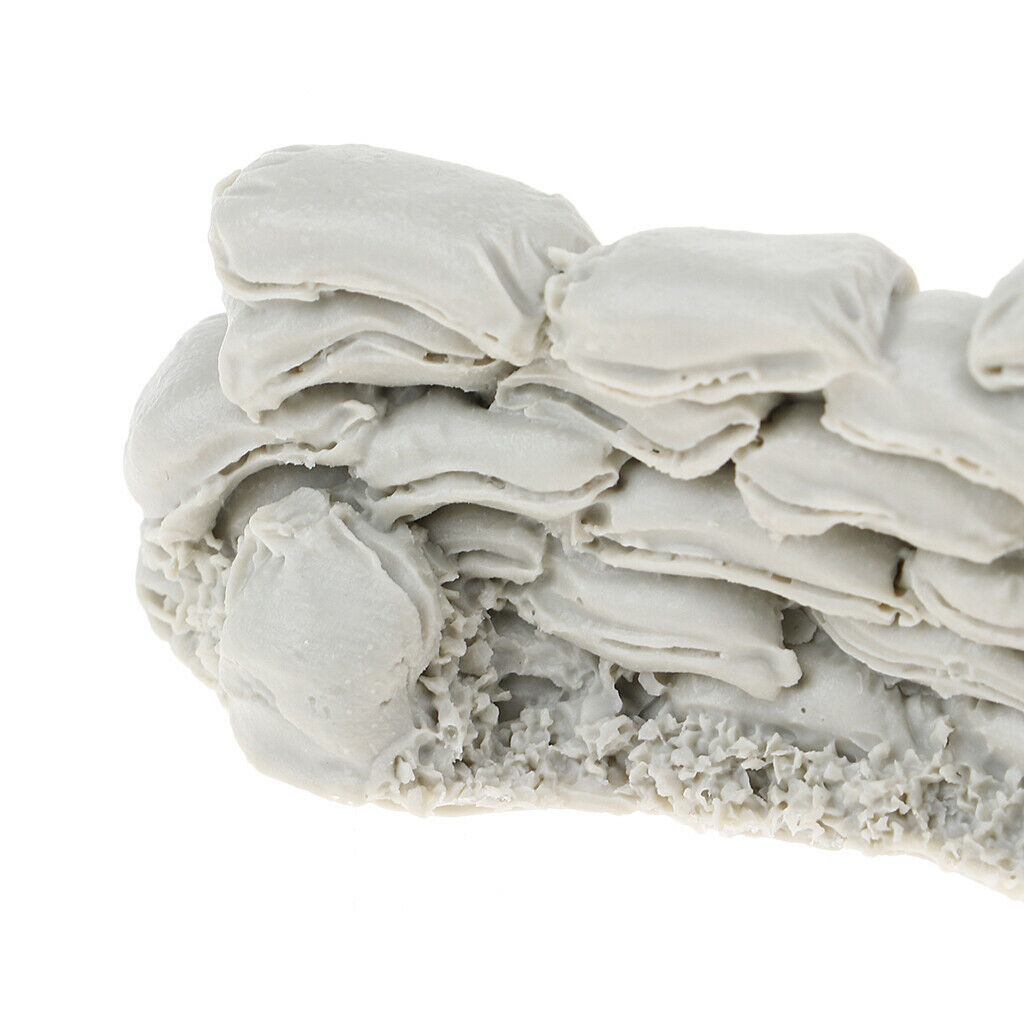 4 Pieces 1/35 Sandbags Sculpture Shelters Bunkers Decor Scenario Ornaments