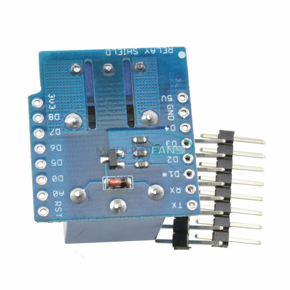 ESP8266 12V 1-CH WeMos D1 Mini Wifi Relay Shield Development Board for Arduino
