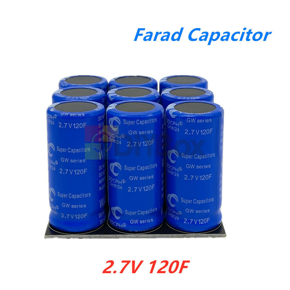 13.3F-24V Farad Capacitor 2.7V 120F Electrical Super Electric Capacity Capacitor