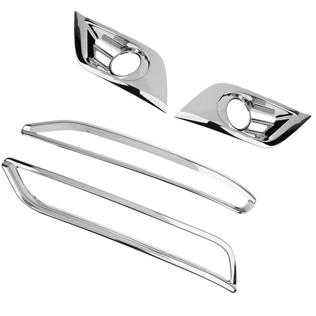 4 Pieces Front Rear Fog Light Frame Cover Trim Protector for Buick Envision