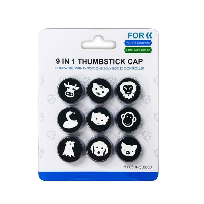 Ps5 Game Handle 9 In 1 Animal Button Cap Ps4 seriesx Handle Non-Slip Silicon