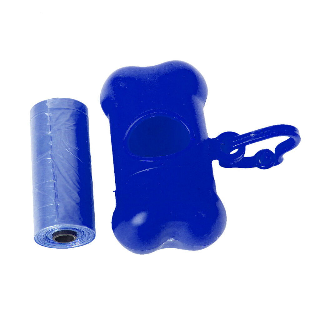 Pet Dog Poop Waste Dispenser Box Poop Removal Disposal Bags Holder Random