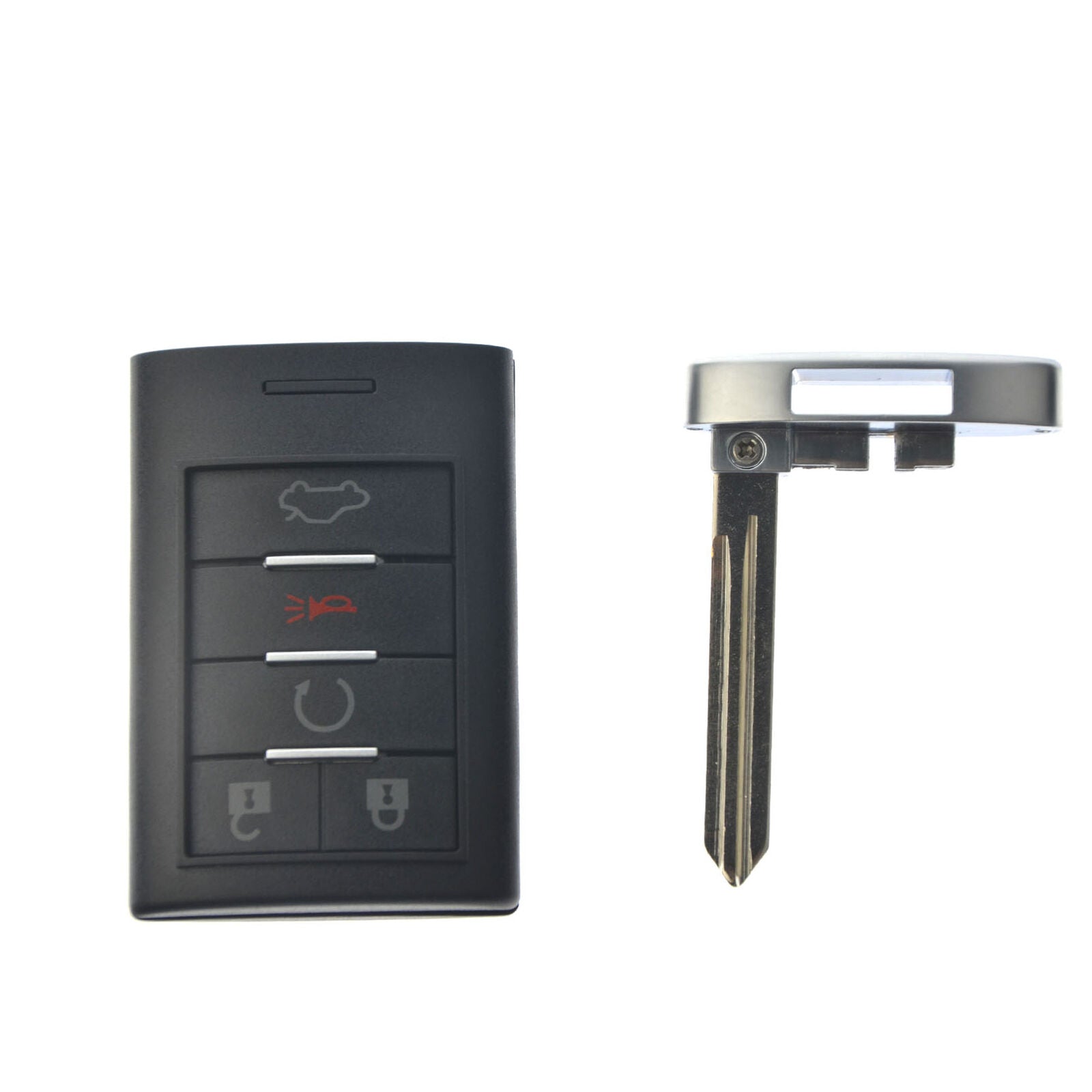 Replacement Key Shell for CADILLAC SRX Smart Remote Key Case Entry Fob 5 Button