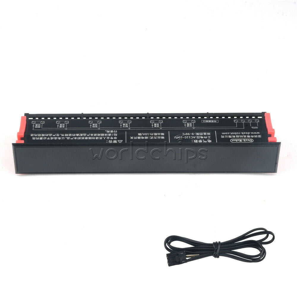 AC 110-230v Aquarium Temperature Controller 6 Channel Relay Output -9~99â„ƒ