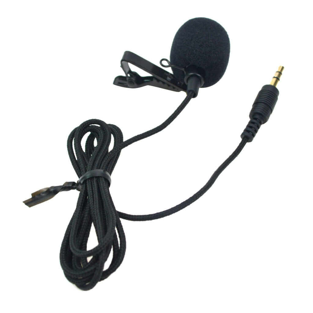 External Lavalier Lapel Clip-on Condenser Microphone Mic for GoPro Hero 3 3+ .