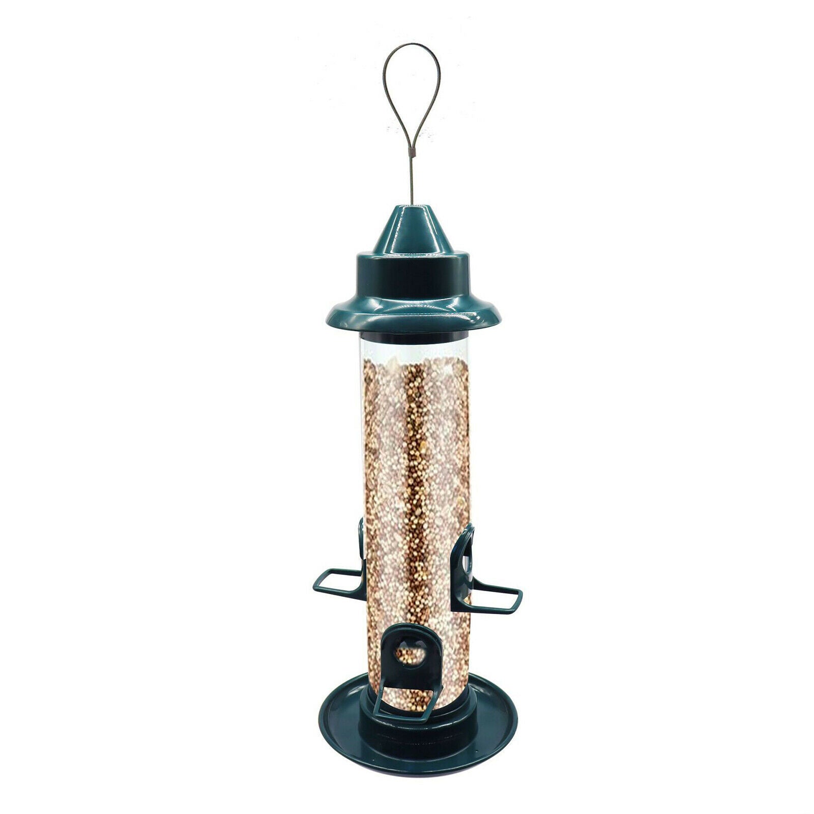 Tube Wild Bird Feeder Weatherproof Bird Watching Garden Yard Porch Patio