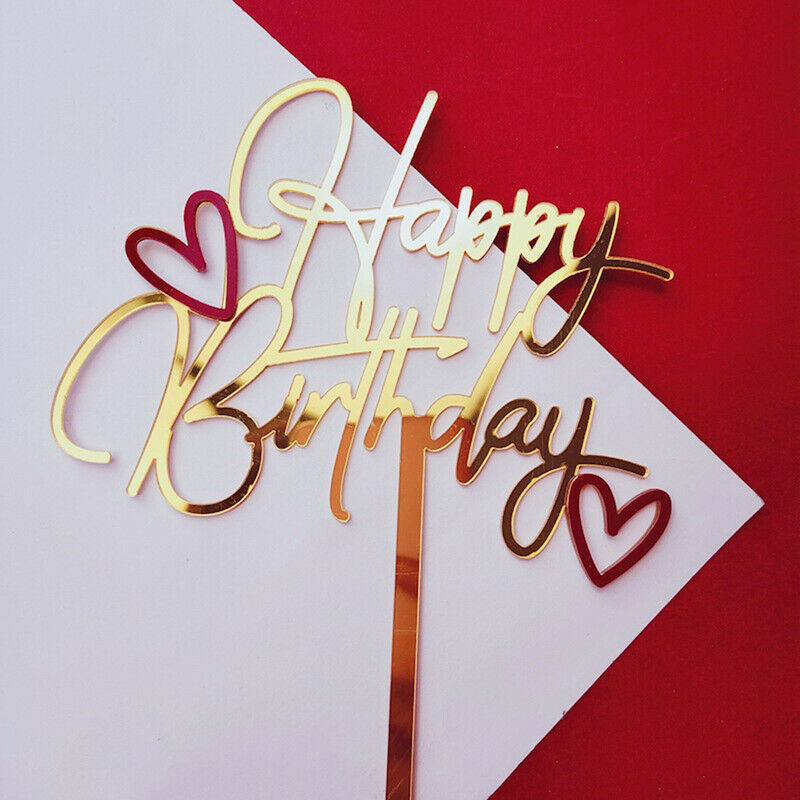 Cake Topper for Kids Birthday Party Cake Decorations Wedding Happy Birthd.l8