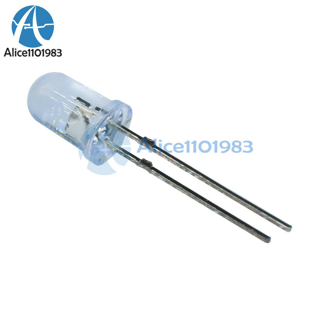 1000PCS F5 5MM White Color White Light Round Superbright LED Lamp
