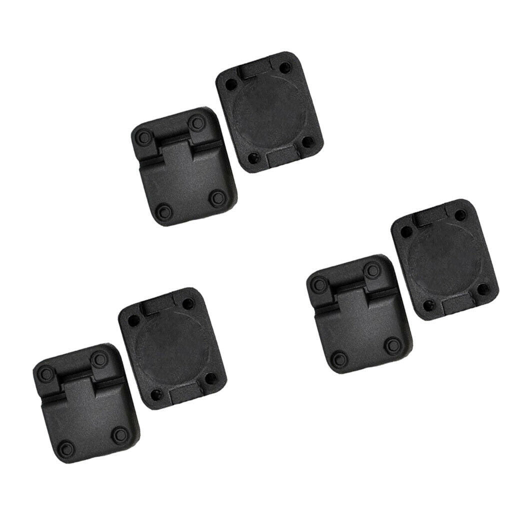 1/10 RC Rock Crawlers Door Hinges 6x Black for  4 TRX4 Accessories