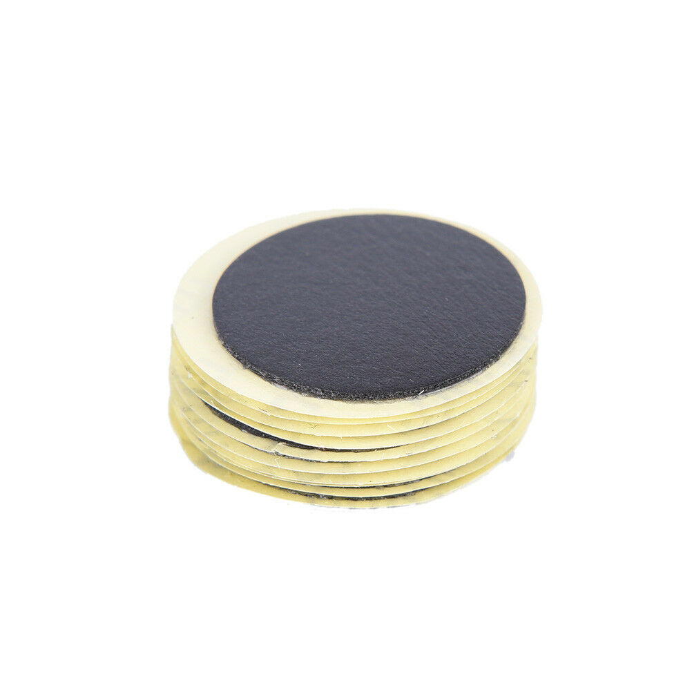 10pcs 25mm Self Adhesive Glueless Bike Patch Puncture Tyre Tire Tube Repair DD