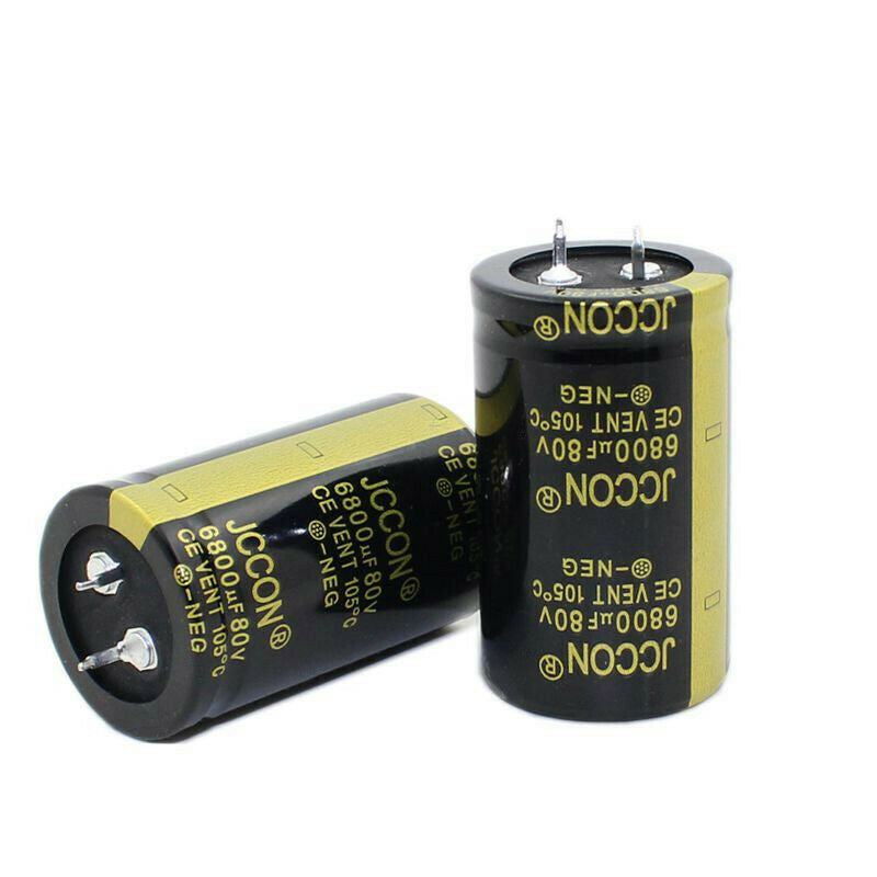 1pcs 80v6800uf Aluminum electrolytic capacitor Audio filter capacitor 30x50mm