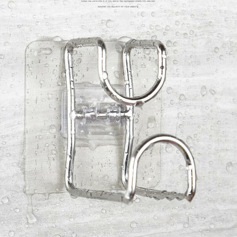 1pc Hilife Wall Mounted Door Sticky Hanger Holder Sink Holder Stainle.l8