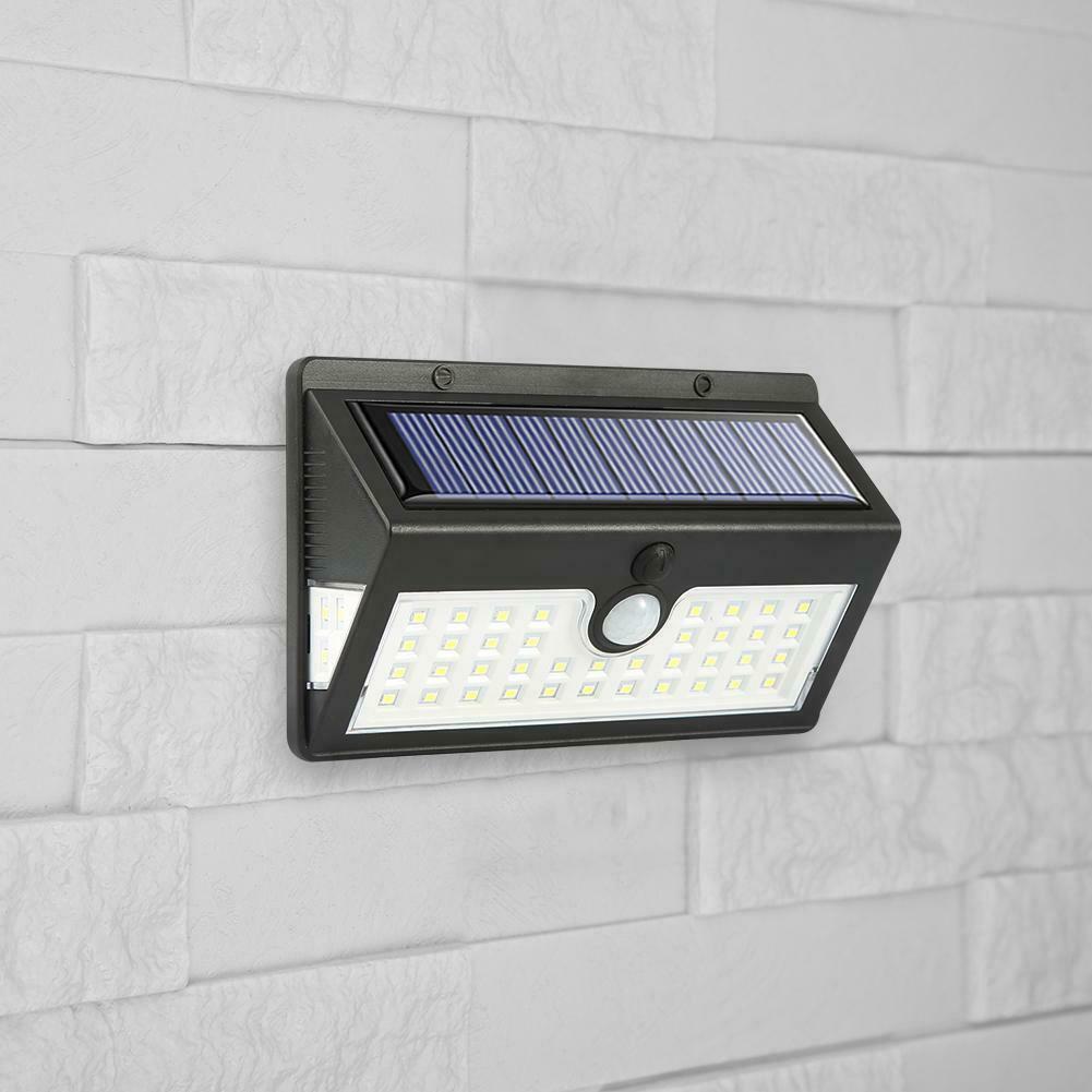 44LED Solar Light Motion Sensor Garden Outdoor Yard IP65 Security Wall Lamp @