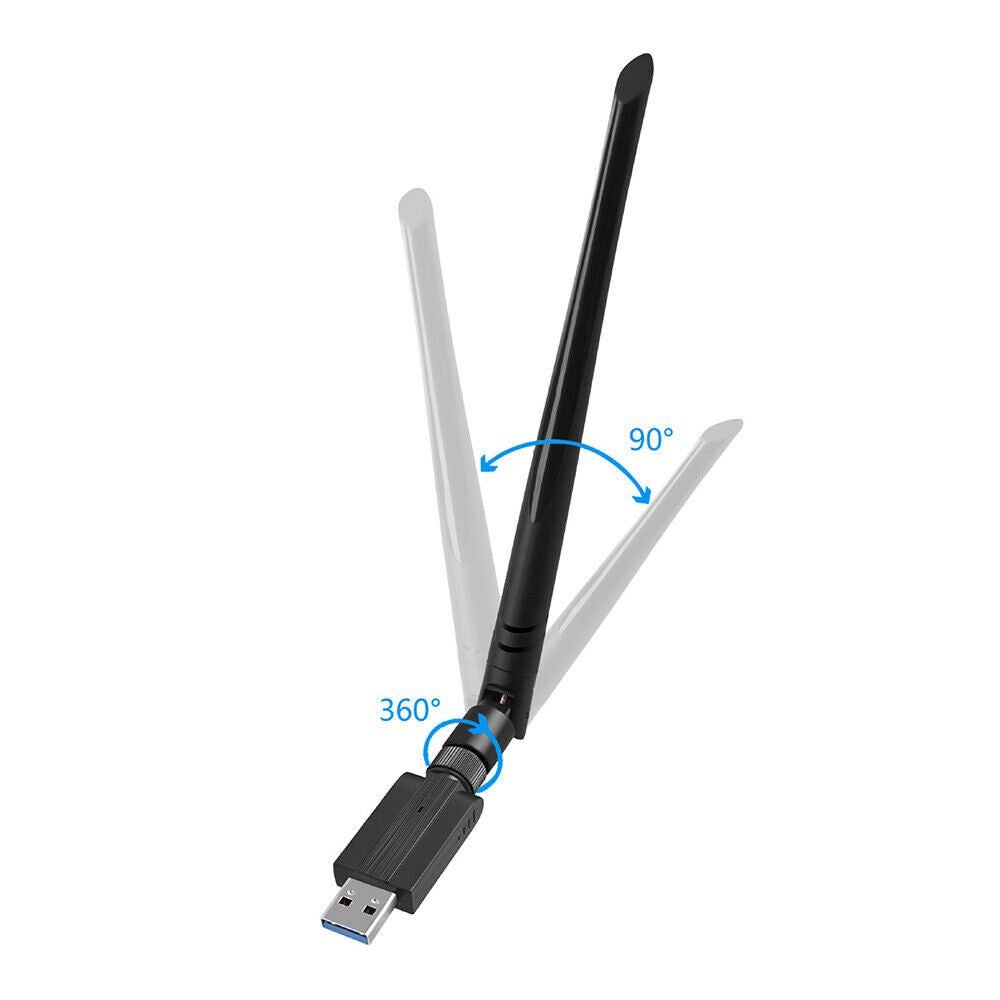 New USB Wifi Adapter 1200 Mbps USB 3.0 Wireless Adapter Receiver Transmitter!