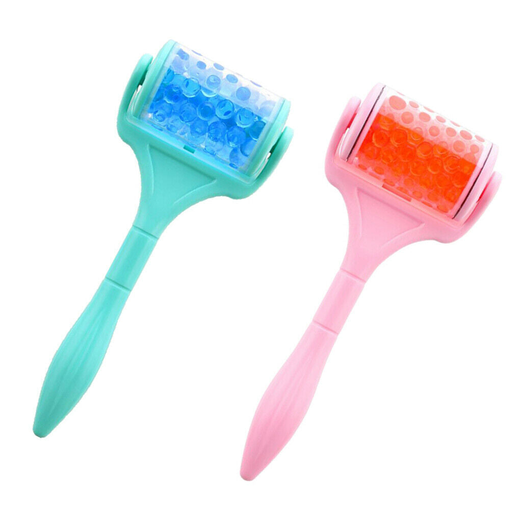 Ice Roller Body Facial Cool Cooling Therapy Massager Skin Care Device 2pcs