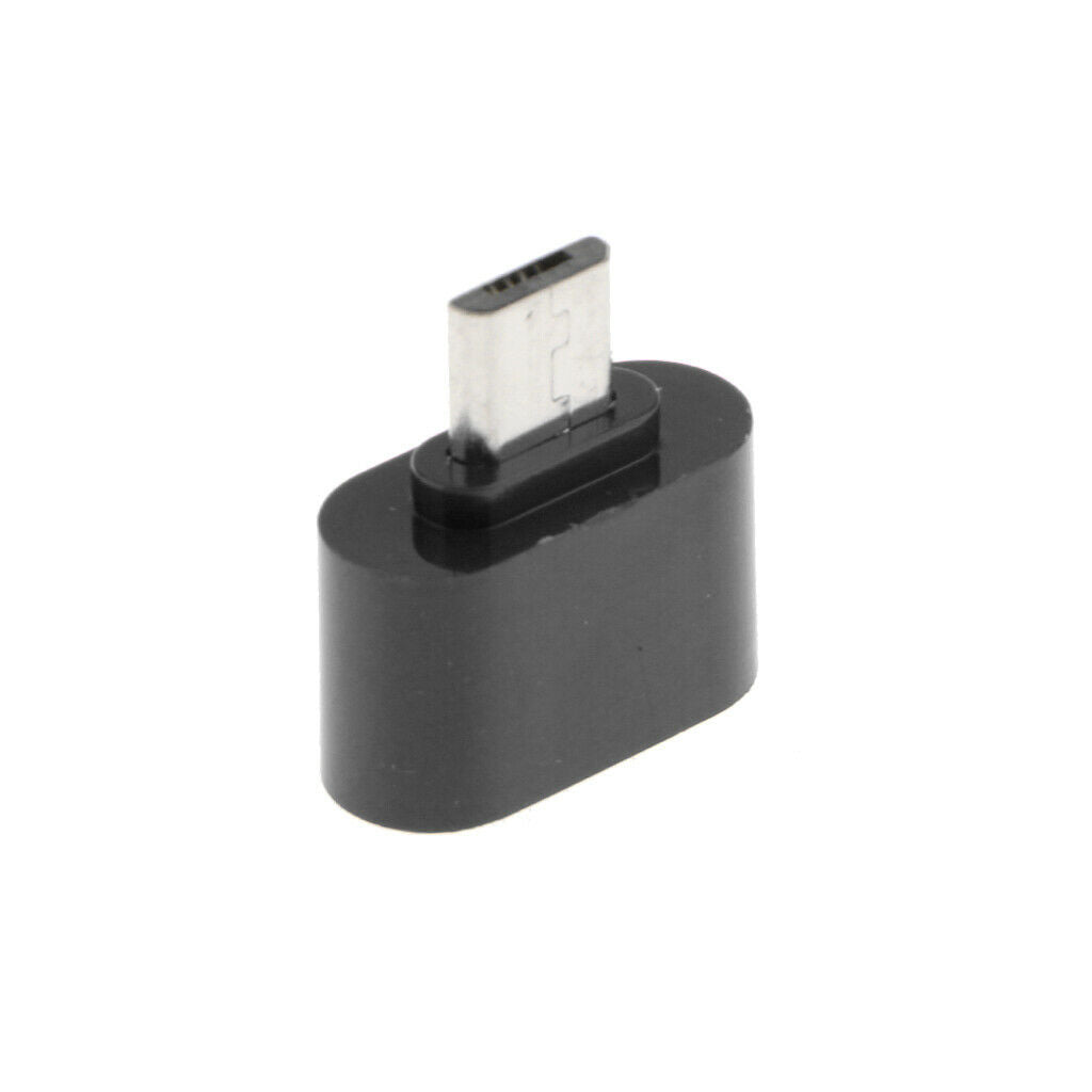 10pcs Micro USB Male to USB 2.0 Female Adapter OTG Converter For Android Black