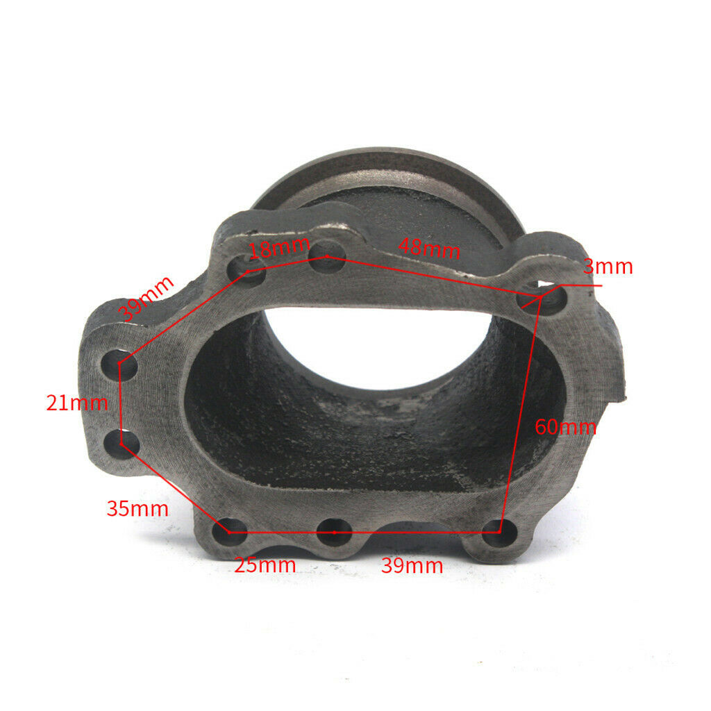 Turbo Down Pipe Hose Flange 5  Conversion Adapter To 2.5 '' V for T25 T28 GR25