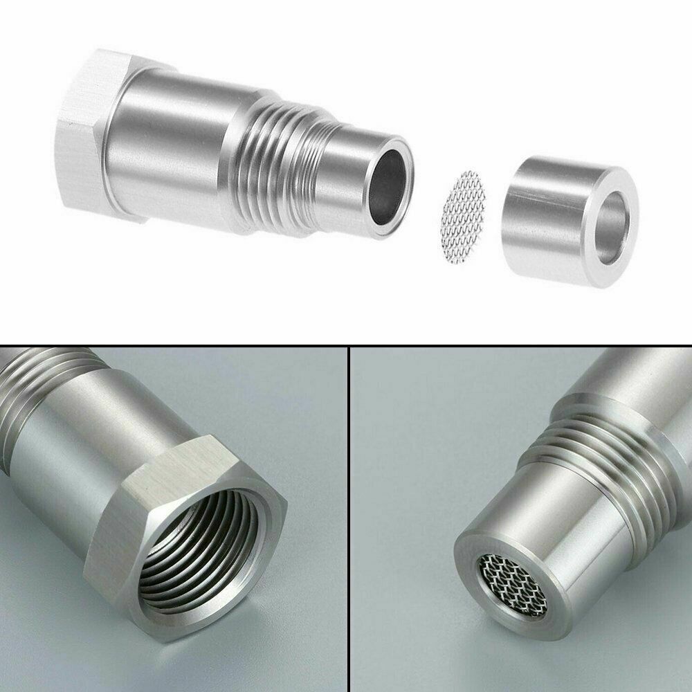 Oxygen O2 Sensor Spacer Adapter Bung Catalytic Converter Engine Light M18 X 1.5