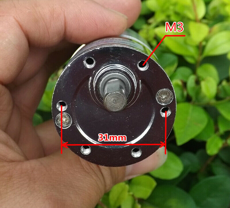 DC 12V 555Gear motor micro low speed forward and reverse adjustable speed 80rpm