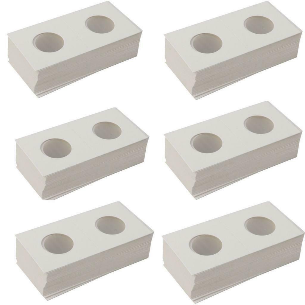 300x Cardboard Mylar Coin Cover Case Holders Flips 2x2 Flips Coin Supplies