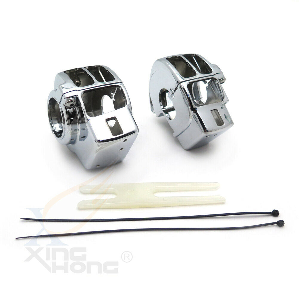 Chrome Switch Housing Cover For Road Electra Glide FLHTC FLHT FLHX FLTRX