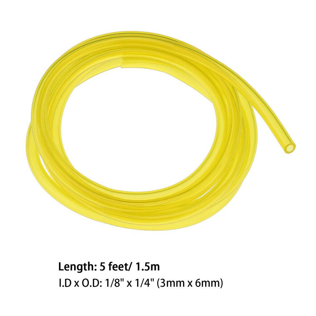 20-Feet Fuel Line Hose (4 Sizes) & 8Pcs Fuel Filters - Great Replacement set
