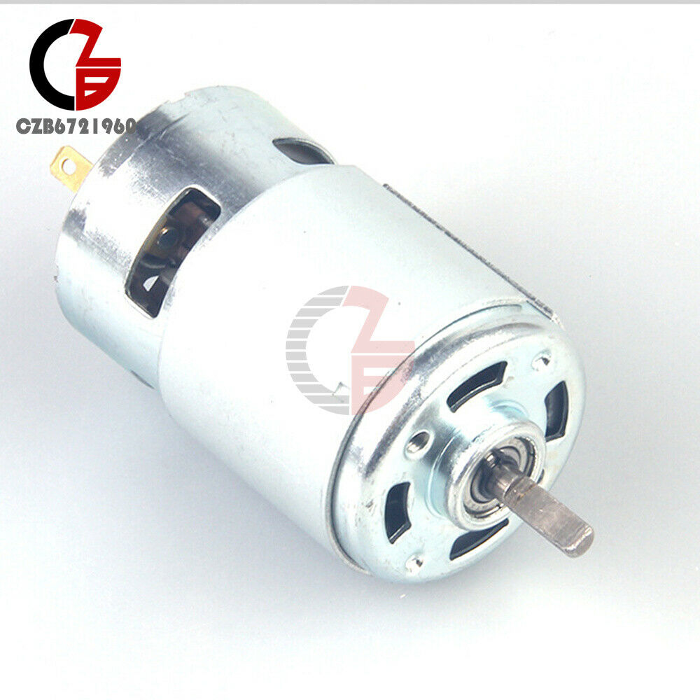 DC 12V 12000RPM High Speed Gear Motor 775 Large Torque For Electronic Toys Robot