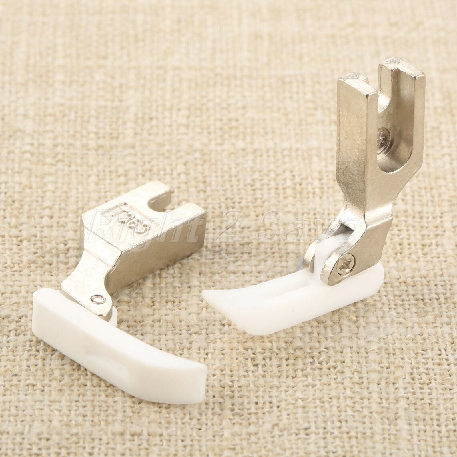 2Pcs Teflon T363 Sewing Machine Presser Feet 3cm Flat Wagon Zipper Narrow Foot