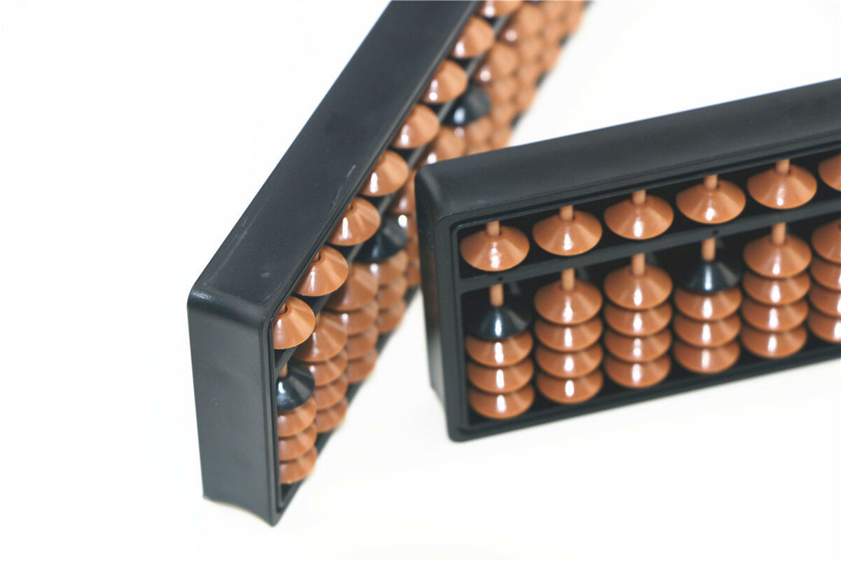 Abacus Soroban 15 Rods Beads Column School Learning Aid Tool For Math Business