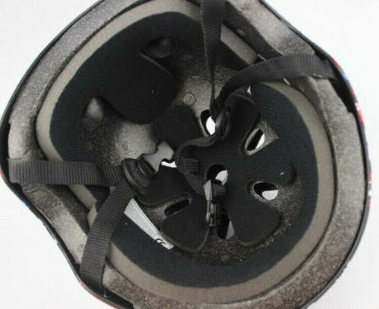 Unisex Helmet Black Skateboard Longboard Helmet Head Protective Gear Adjustable