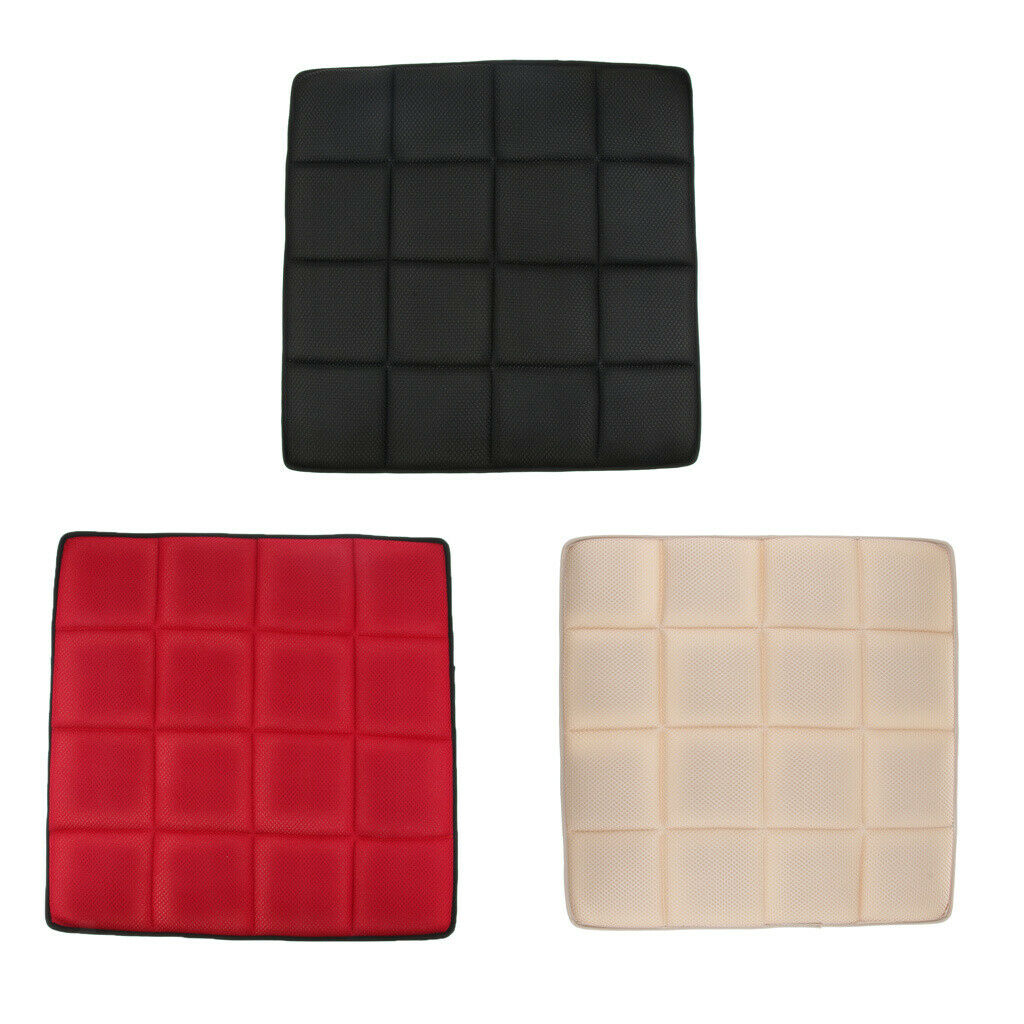 Breathable Non-Slip Chair Cushion Sweat-absorbing Car Seat Cover Pad Black