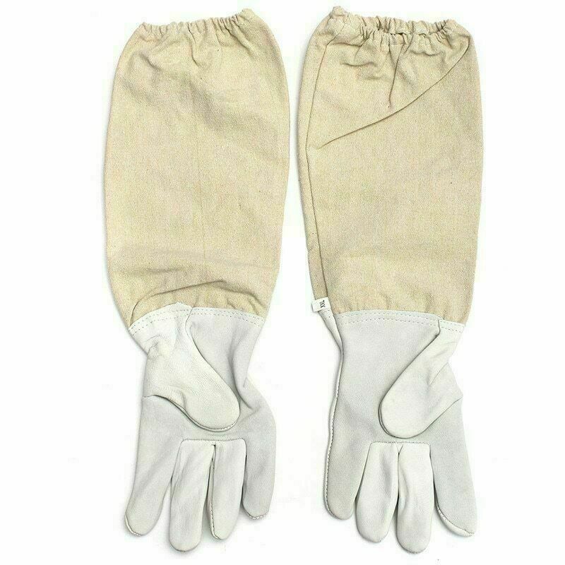 Beekeeping Bee-Proof Clothing Bee Protection Full Body Suit + Sheepskin Glove