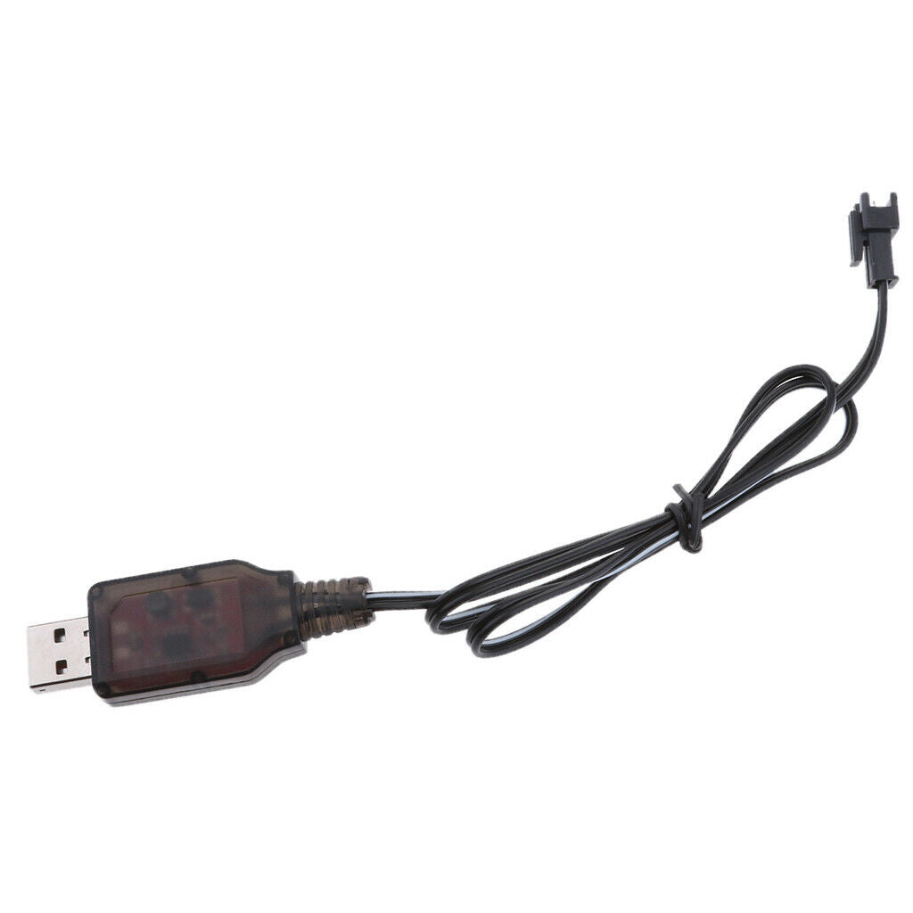 6V USB to SM 2P Female Plug NI-MH/NI-Cd Batteries Charge Cables Cord for RC Cars