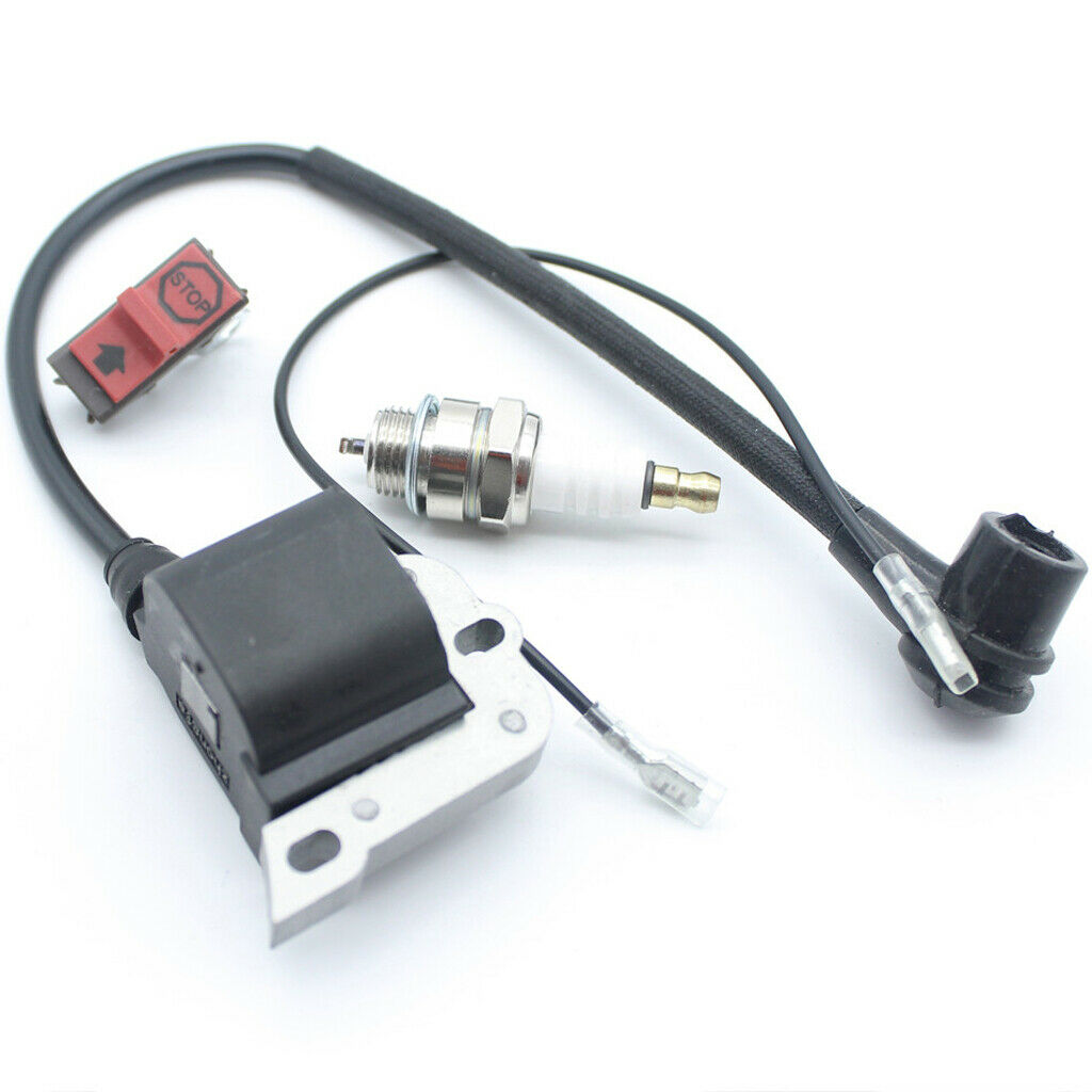 Ignition Coil Spark Plug Stop Switch Kit For  Chainsaw Replacement