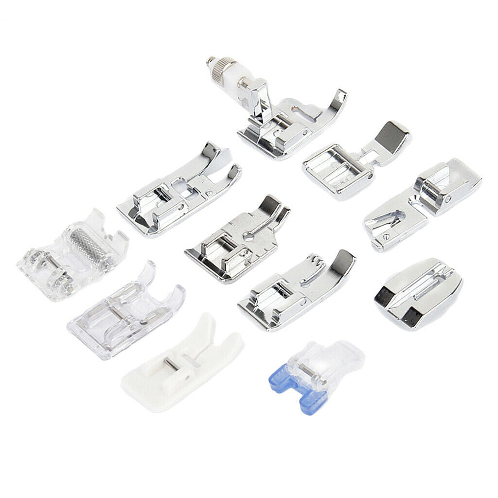 11pcs Presser Foot Feet for Brother Singer Home Sewing Machines Accessories