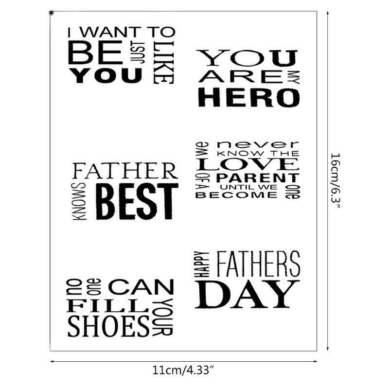 You Are Hero Silicone Clear Seal Stamp DIY Scrapbooking Embossing Photo Album