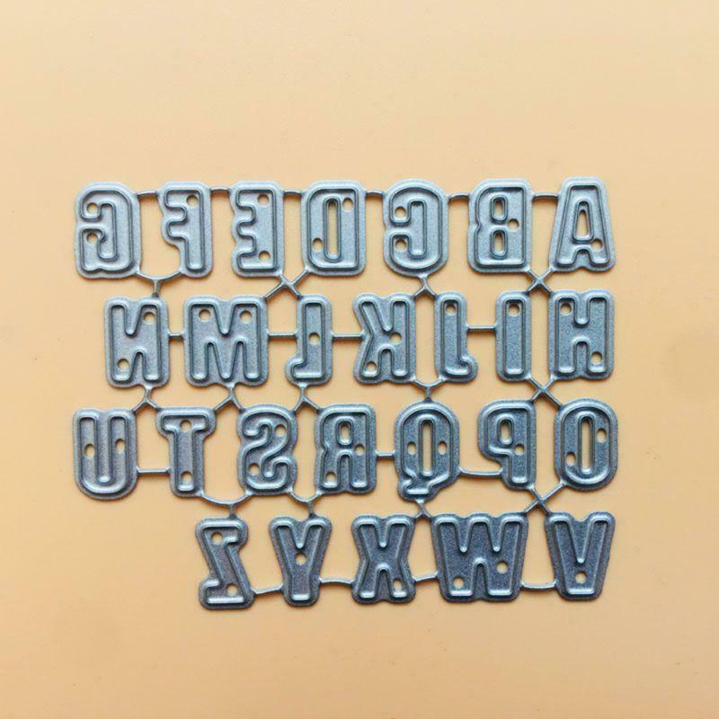 Alphabet Letter Metal Cutting Dies Stencil Scrapbooking DIY Album Stamp Paper