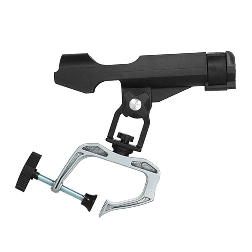 360 Degrees Rotatable Fishing Rod Holder Bracket W/ Screws For Boat Kayaking