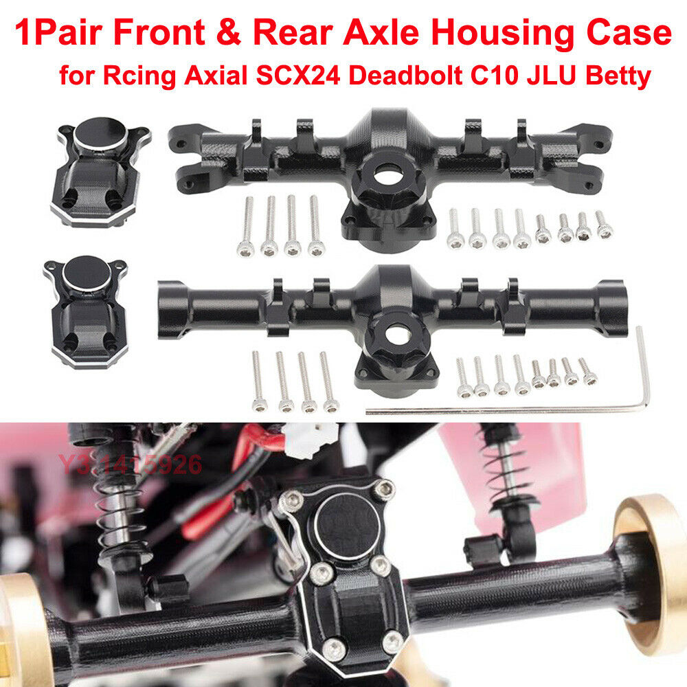 For Rcing Axial SCX24 Deadbolt C10 JLU Betty Front and Rear Axle Housing Case