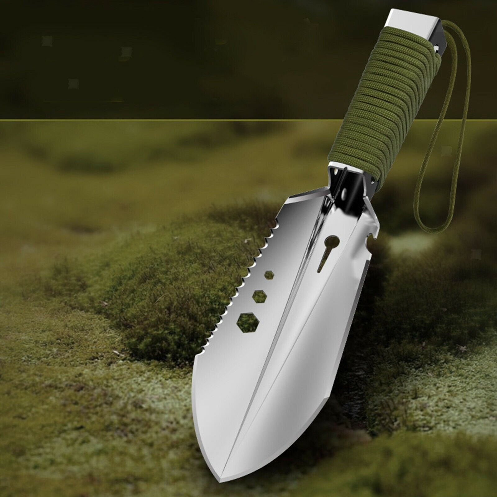 Camping Shovel Handy Outdoor Trowel Steel Landscaping Metal Detector Digger