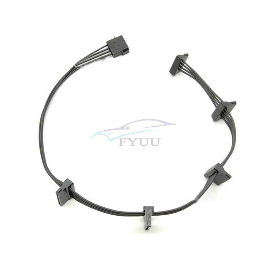 2 Sets Black SATA Power Cable PC Server HDD SSD Power Supply Cable Cord 18AWG