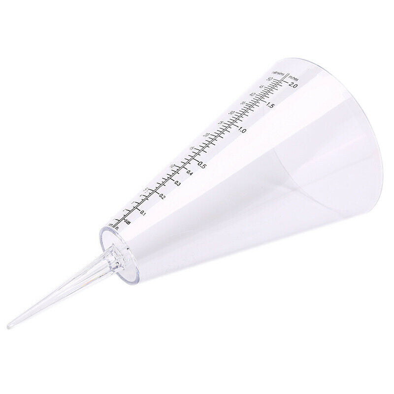 Dual Scale Cone Measuring Cup Outdoor Garden Rain Gauge Measure Cup To.l8