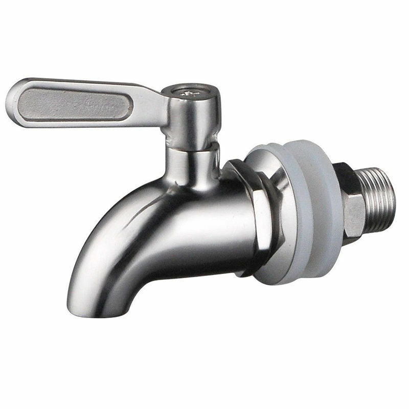 304 Stainless Steel Beverage Drink Water Dispenser Wine Barrel Spigot-FaucetBDap