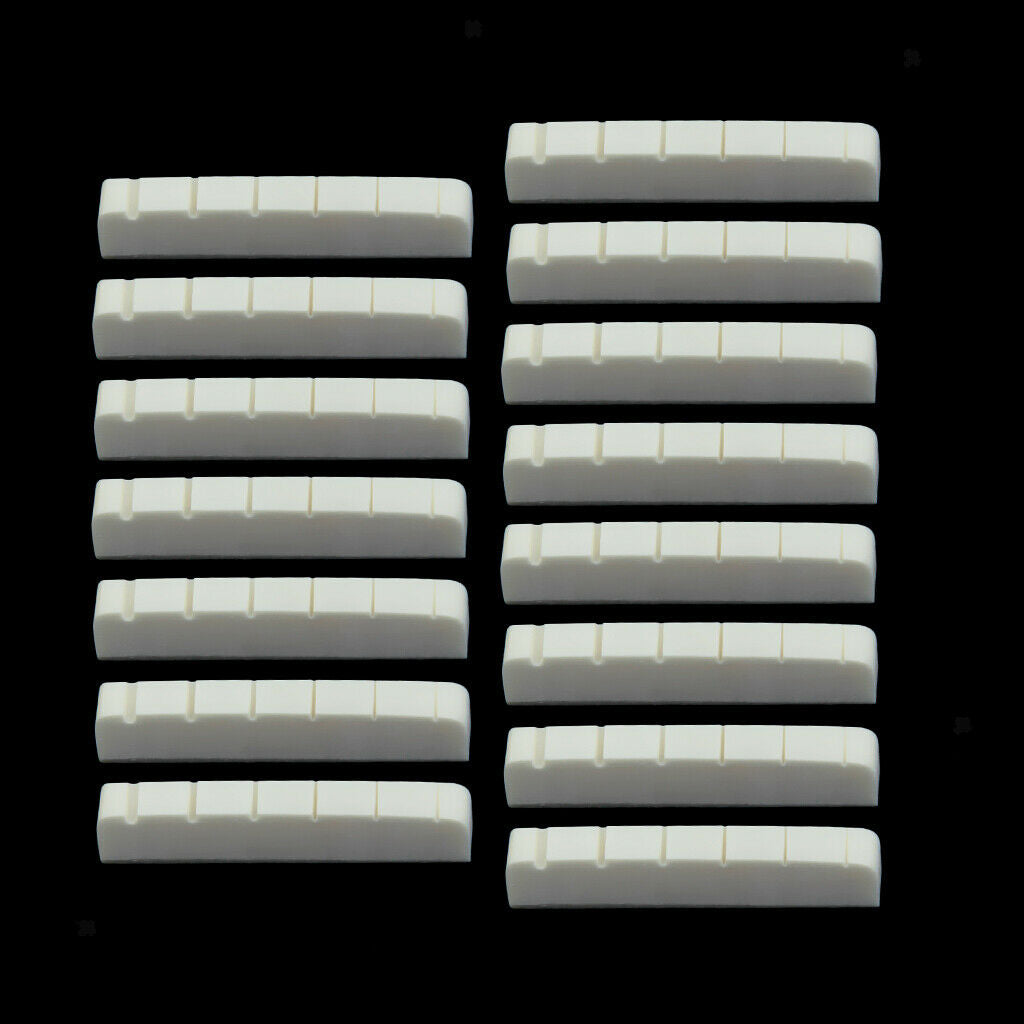 Lots 15 43mm Bridge Buffalo Bone Nut for Electric Guitar Accessories Kit